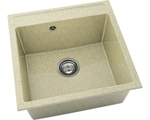 Chiuveta Bucatarie Cu O Cuva Fat Avangard 225 51x51 Cm, Fara Picurator, Granixit Aspen