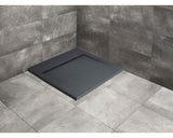 Cadita de Dus Patrata Radaway Teos F, 90x90x4 cm, Antracit