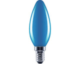 Bec Albastru Led Flair E14 2w, Glob Lumanare, Durata Viata 15.000 H