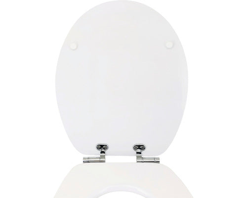 Capac WC Gala Jazz duroplast, inchidere lenta, alb 43x36 cm