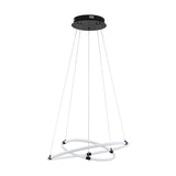 Lustra EGLO BANDERILLAS 39839, LED 22W;14W 5800lm 3000K, Negru