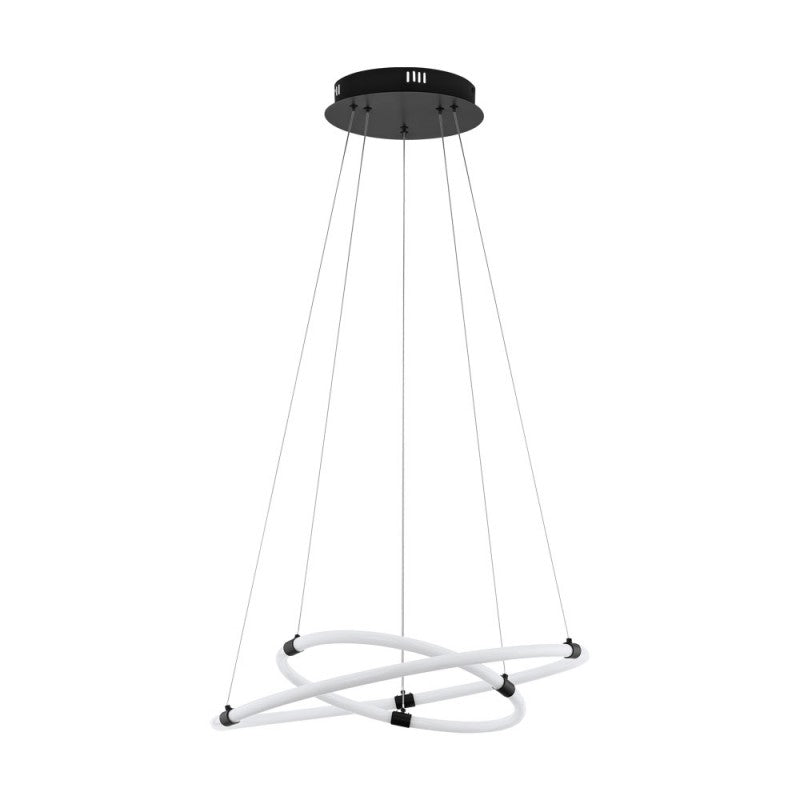 Lustra EGLO BANDERILLAS 39839, LED 22W;14W 5800lm 3000K, Negru