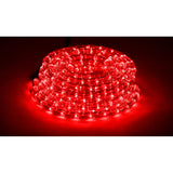 Instalatie Craciun Tub luminos Flink 13mm, 36 minibecuri/m, 10m,, rosu, alimentare inclusa