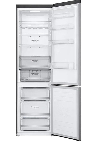 Combina frigorifica LG GBB72PZDMN, No Frost, 384 l, H 203 cm, Clasa A++, argintiu