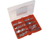 Set Saibe Elastice Grower & Saibe Plate Dresselhaus Din125 & Din127 Otel Zincat, 380 Piese
