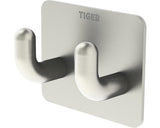 Cuier Baie Tiger Pinky, 2 Agatatori, Montaj Prin Lipire, Inox