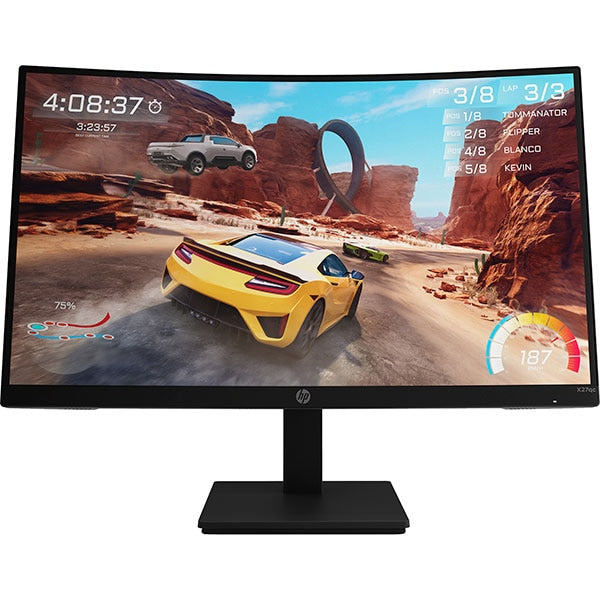 Monitor Gaming HP X27qc, 27", QHD, IPS, 165Hz, FreeSync, Display Port, HDMI, 3000:1, 1ms