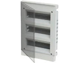 Tablou electric (cofret) ABB 1SZR004002A1209, incastrat, usa transparenta, 36 module, gri