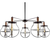 Lustra Manufacture E27 Max. 5x60w, Negru