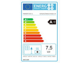 Semineu Pe Lemne, Brichete De Lemn Panadero Andes Otel Negru 7, 5 Kw, Cu Spatiu Depozitare Lemne