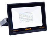 Proiector Led Exterior Starke 10w 900 Lumeni Ip65, Senzor De Miscare, Lumina Rece, Negru