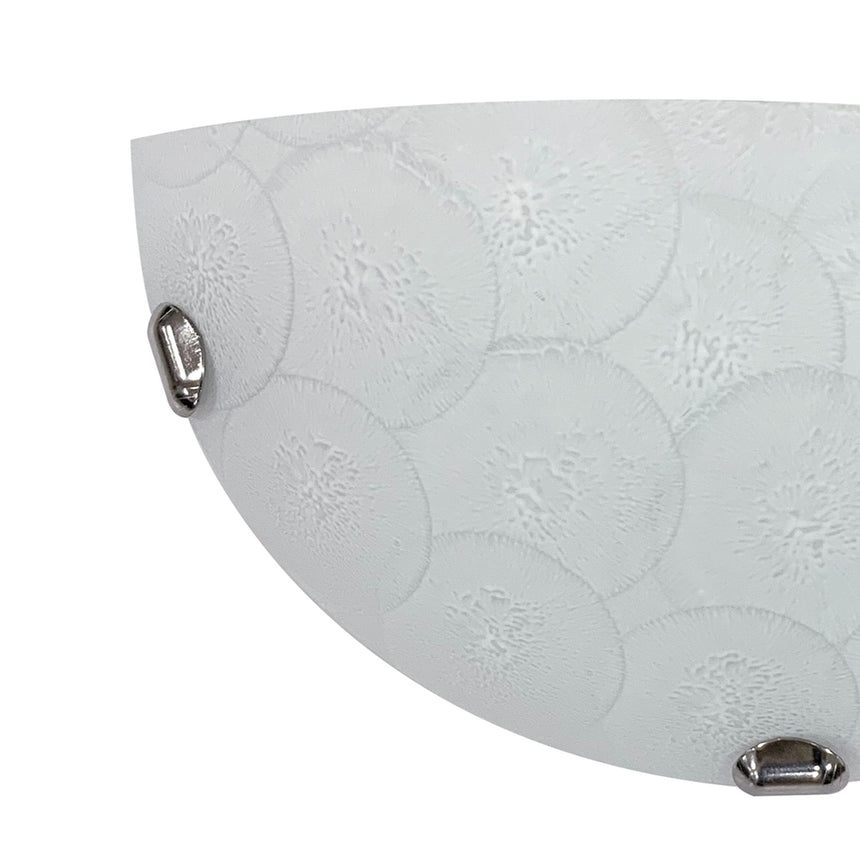 Aplica KLAUSEN, GOMBA D300/2, Alb, KL101027, 1XE27