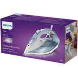 Fier de calcat philips seria 7000 dst7011/20 2600w 220g/min 300ml talpa steamglide plus albastru deschis-gri
