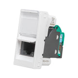 Priza internet RJ45 CAT5 UTP 1 Modul Schneider Unica, modulara, Alb