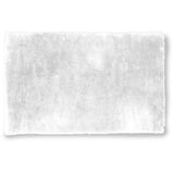 Covoras baie pufos antiderapant, Frandis, poliester/TPR, 50X80 cm, happy alb
