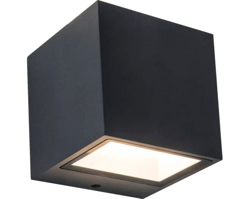 Aplica Cu Led Integrat Gemini 9w 850 Lumeni, Pentru Exterior Ip54, Antracit
