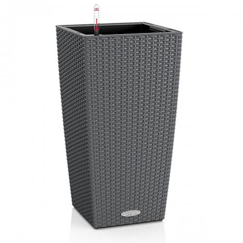 Jardiniera "CUBICO Cottage 30 ALL-IN-ONE" LECHUZA, granit 5.35 kg 442079