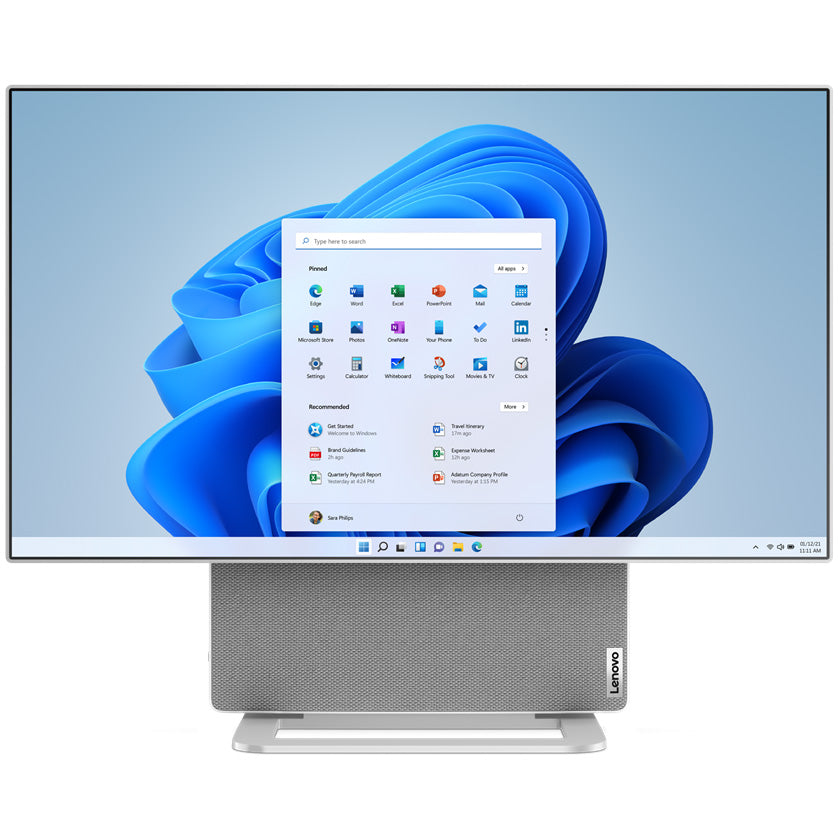 Sistem All-in-One Lenovo Yoga AIO 7 27ARH7 cu procesor AMD Ryzen 7 6800H pana la 4.70 GHz, 27" UHD IPS, 16GB LPDDR5, 1TB SSD M.2 2280 PCIe 4.0x4 NVMe, Integrated AMD Radeon 680M Graphics, Windows 11 Home