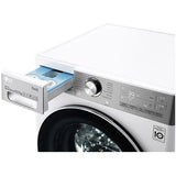 Masina de spalat rufe cu uscator LG F4DV910H2EA, Spalare 10.5 kg, Uscare 7 kg, 1400 rpm, Clasa E, Motor AI Direct Drive, Steam+, TurboWash, ThinQ, Alb