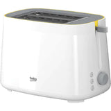 Prajitor de Paine BEKO TAM4220W, 2 Felii, 800W, Alb-Gri