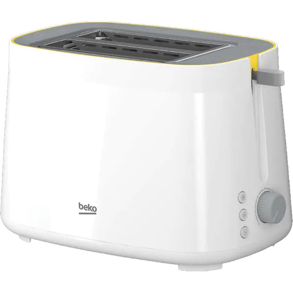 Prajitor de Paine BEKO TAM4220W, 2 Felii, 800W, Alb-Gri