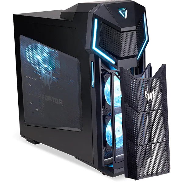 Sistem Desktop Gaming ACER Predator Orion 5000, Intel Core i7-9700K pana la 4.9GHz, 16GB, SSD 1TB, NVIDIA GeForce RTX 2070 8GB, Windows 10 Home, Negru