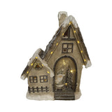Decoratiune Craciun, model casuta, LED, 37,5x17x46 cm