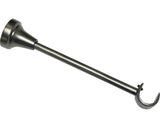 Consola Simpla Deschisa Europa Argintiu Antic 20 Cm Ø 19 Mm
