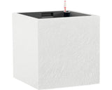 Ghiveci Plastic Cu Sistem De Irigare Ø 33 Cm H 33 Cm Alb
