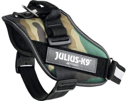 Ham IDC Power pentru caini Julius K9, Talie medie, 14-25 kg, Camuflaj