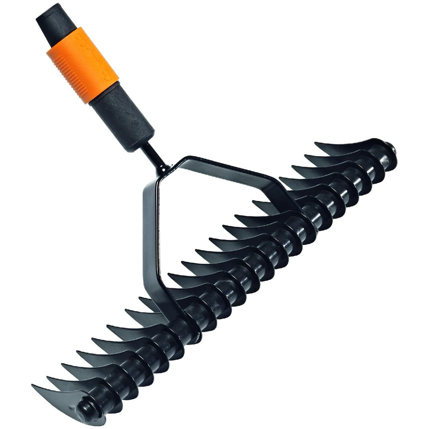 Grebla pentru aerat gazonul Fiskars QuickFit, fara coada