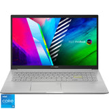 Laptop ASUS VivoBook 15 K513EA cu procesor Intel® Core™ i5-1135G7, 15.6", Full HD, OLED, 8GB, 512GB SSD, Intel Iris Xᵉ Graphics, No OS, Transparent Silver