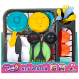 Set Vesela de jucarie, Pentru Casuta Mea, Multicolor