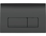 Clapeta de actionare rezervor WC incastrat Geberit Delta50 115.119.DW.1, pentru spalare cu doua volume de apa, negru