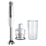 Mixer vertical Braun MQ7020WH, 1000 W, Pahar gradat 0.6 l, Tocator 0.35l,Viteza variabila, Alb