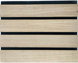 Panou Riflaj Decorativ Smart Maxi Stejar Albit 15x245x2800 Mm
