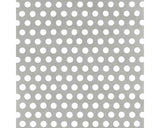 Tabla Perforata Aluminiu Alberts 250x500 Mm, Diametru Perforatii Ø3mm, Perforatii Rotunde, Eloxat