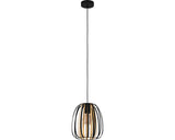 Pendul Encinitos E27 Max. 1x40w, Ø255 Mm, Negru/auriu