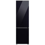 Combina frigorifica Samsung RB38C7B6B22/EF, Bespoke, 390 l, Clasa B, Total No Frost, Twin & Metal Cooling, Compresor Digital Inverter, WiFi, AI Energy, Smart Control, H 203 cm, Sticla neagra