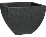 Ghiveci Geli Stone, Plastic, 40x40x31 Cm, Antracit