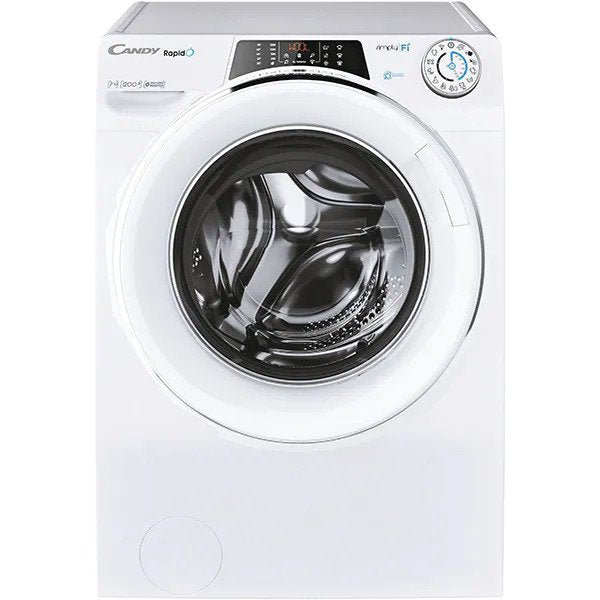 Masina de spalat rufe Slim Candy RO41274DWMCE/1-S, 7 kg, 1200 rpm, Clasa A, Wi-Fi, Inverter Motor, Mix power systems, Steam, Alb
