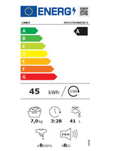 Masina de spalat rufe Slim Candy Rapido RO41276DWMCRE-S, 7 kg, 1200 rpm, Clasa A, Motor Inverter, Wi-Fi, Bluetooth, Mix Power System, Steam, Antracit