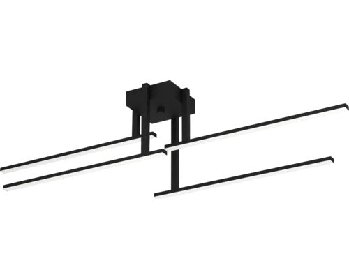 Plafoniera Ipolitto 30w 3600 Lumeni, Negru