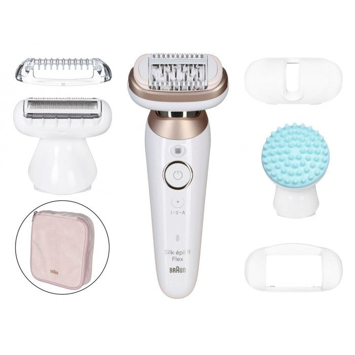 Epilator Braun Silk-épil 9 9-071 Flex 360° Wet & Dry, Smart Touch, Bronz