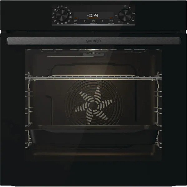 Cuptor Incorporabil GORENJE BO6737E02BG, Electric, Autocuratare Hidrolitica, 77 l, Clasa A, Negru
