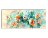Tablou Inramat Watercolor Flowers 60x130 Cm