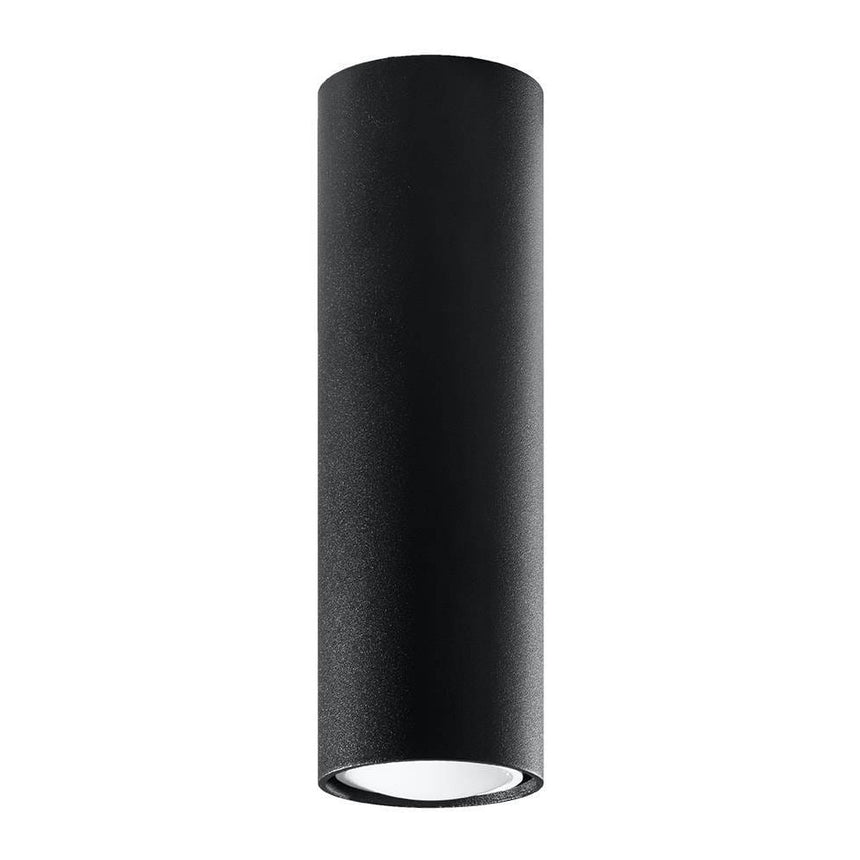 Plafoniera spot LAGOS, metal negru, 20cm, 230V, IP20, Sollux Lighting
