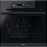 Cuptor incorporabil Haier HWO60SM6B5BH, Electric, 70 l, Autocuratare catalitica, Clasa A+, Conectivitate wi-fi, Interfata I-Text, Ghidaj telescopic, Softclose, Sticla neagra