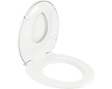 Capac WC Wirquin Family, cu adaptor pentru copii, alb, inchidere lenta, 385 * 440 mm