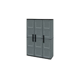 Dulap plastic ArtPlast Free inalt, balamale de otel si rafturi reglabile 1020x370x1630
